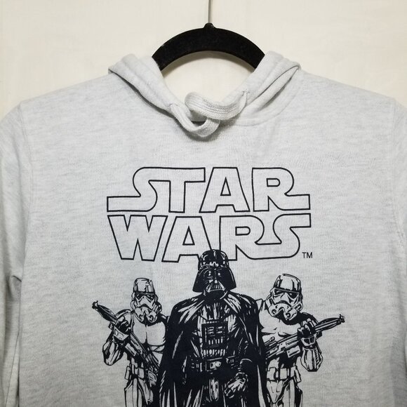 NWT Forever 21 Star Wars hoodie light grey size S - Picture 4 of 7